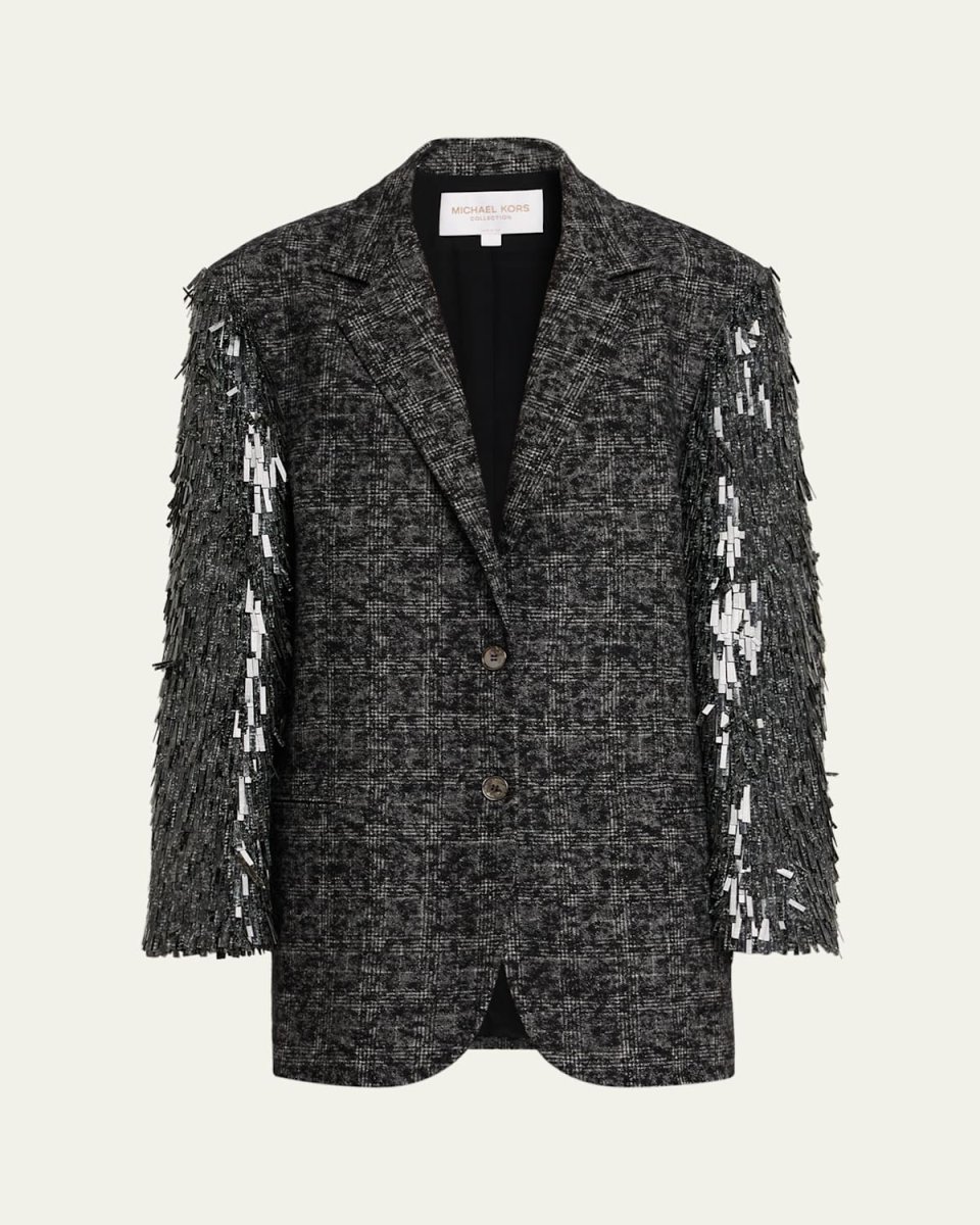 Ryan Blazer with Hand-Embellished Sleeve